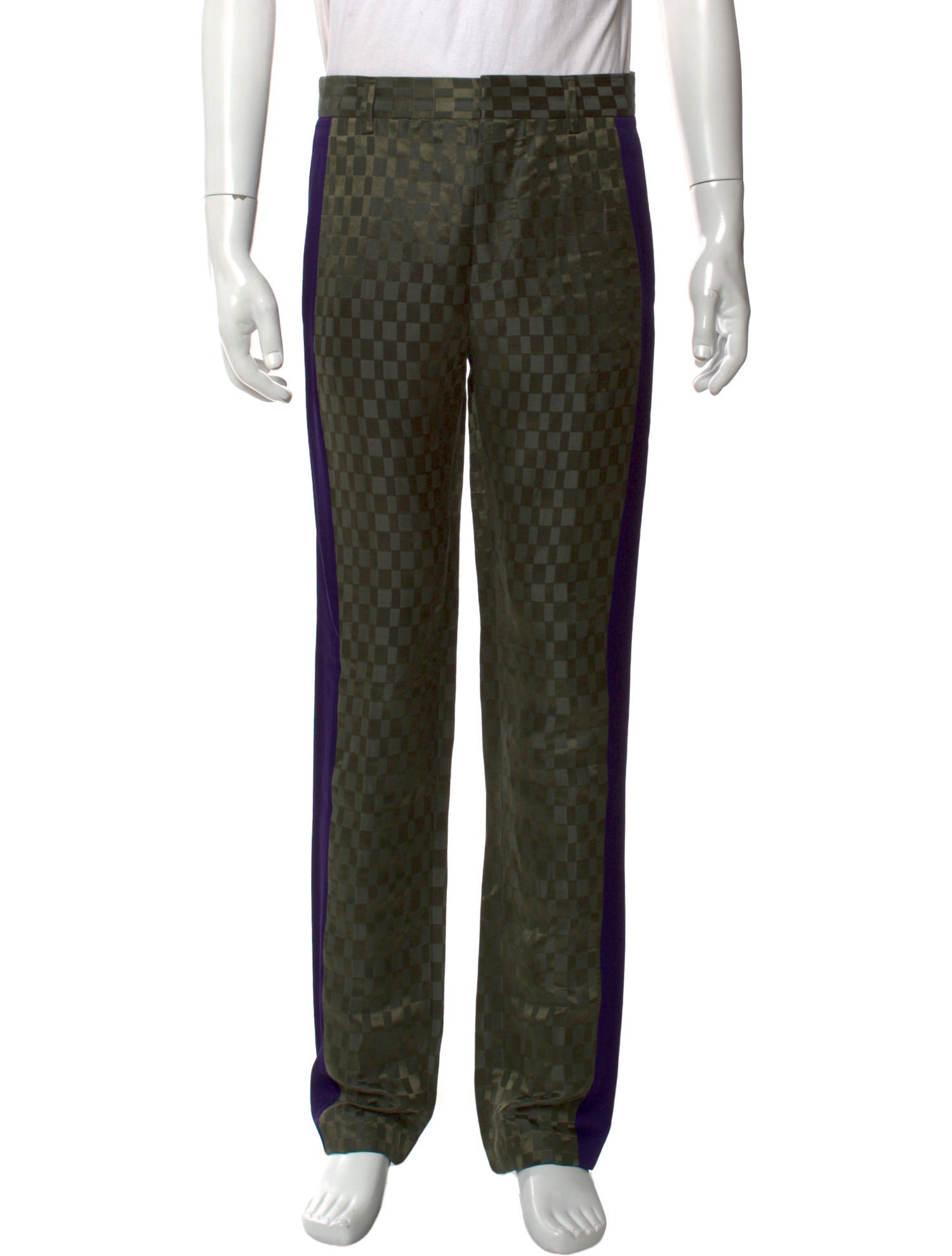 Haider Ackermann Plaid Print Pants