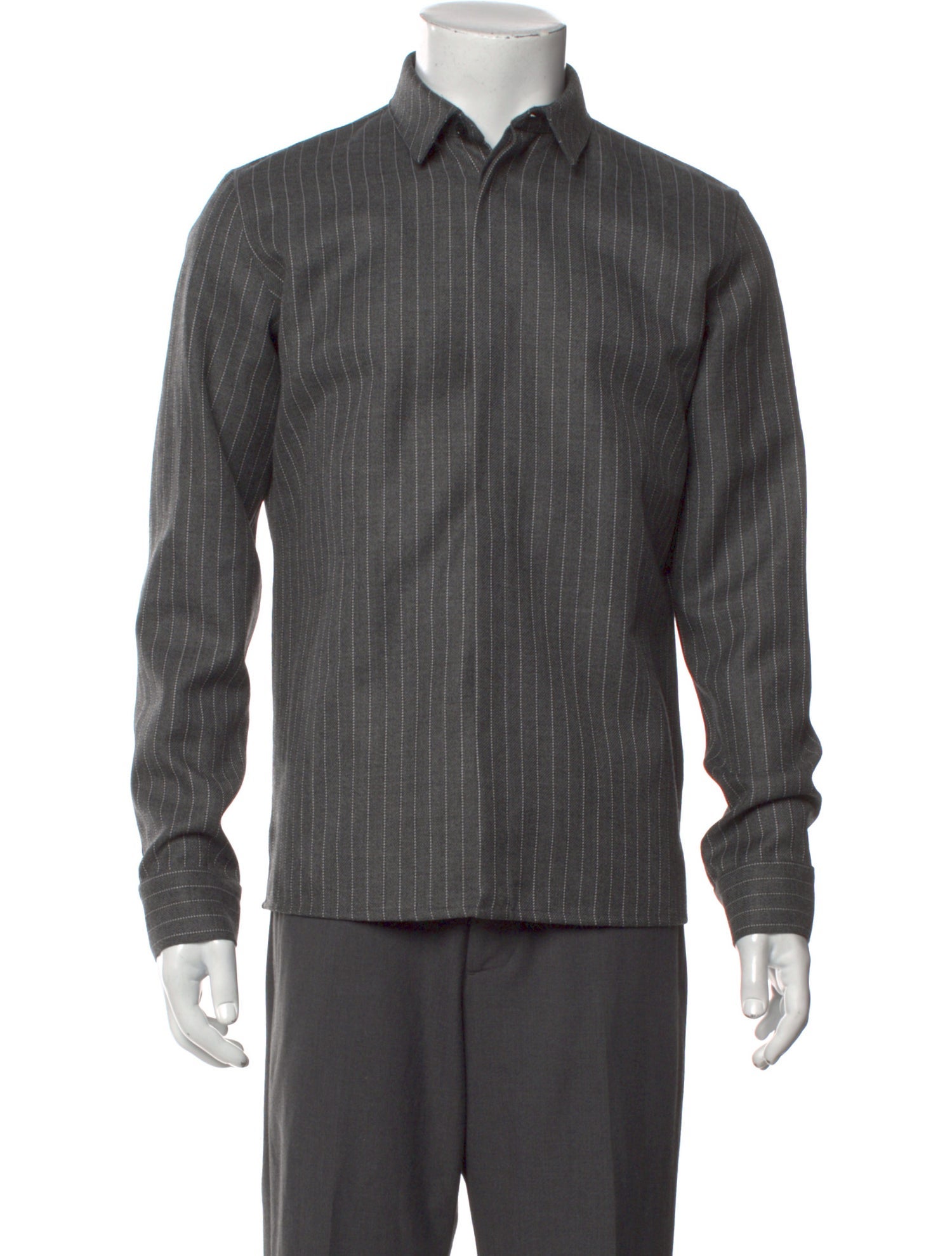 Haider Ackermann Wool Striped Dress Shirt w/ Tags