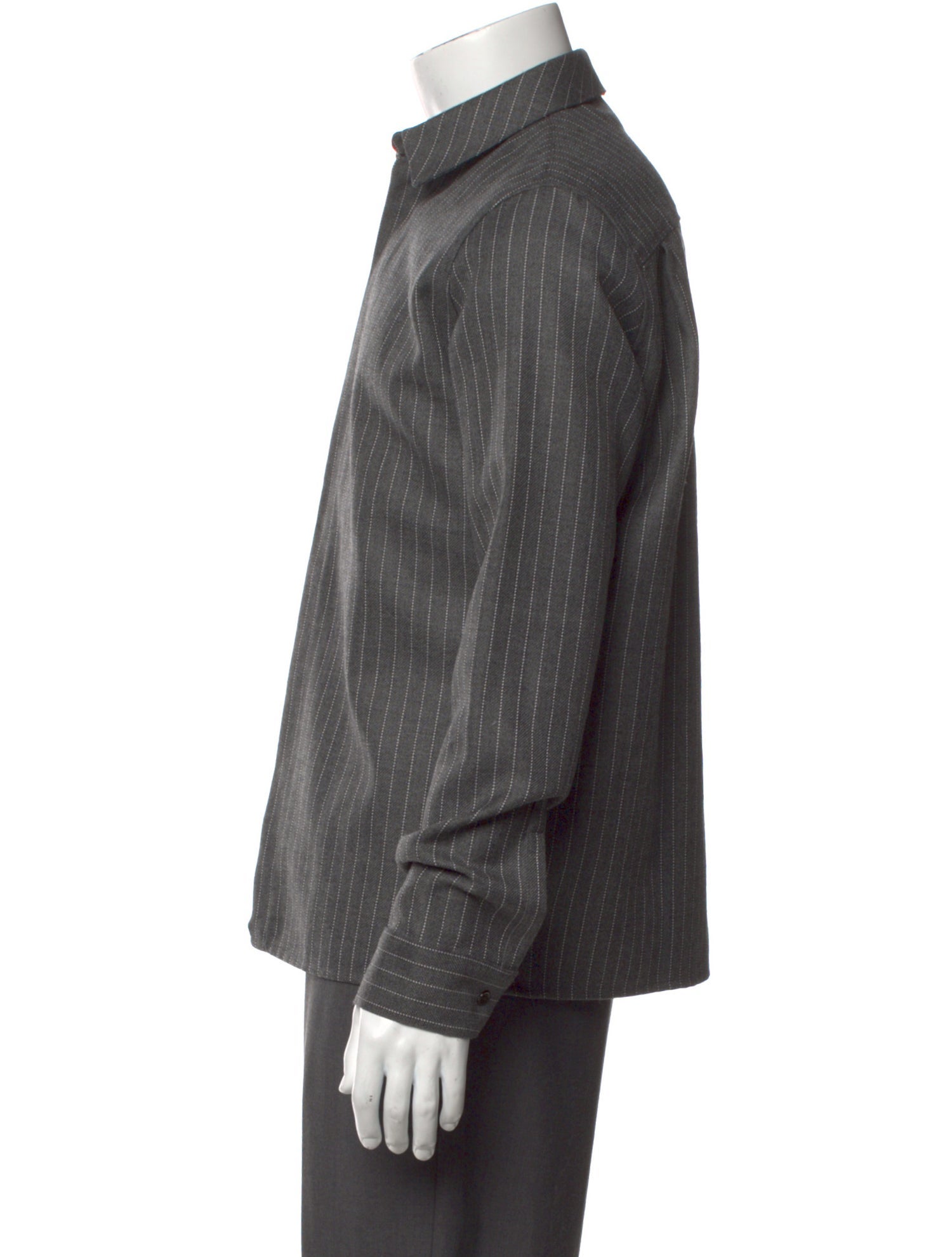 Haider Ackermann Wool Striped Dress Shirt w/ Tags