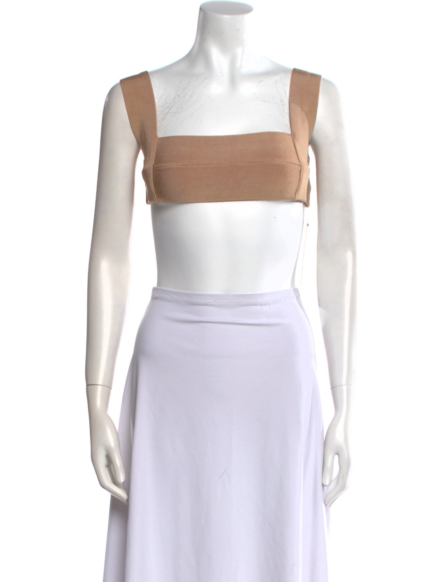 Haight Square Neckline Sleeveless Crop Top