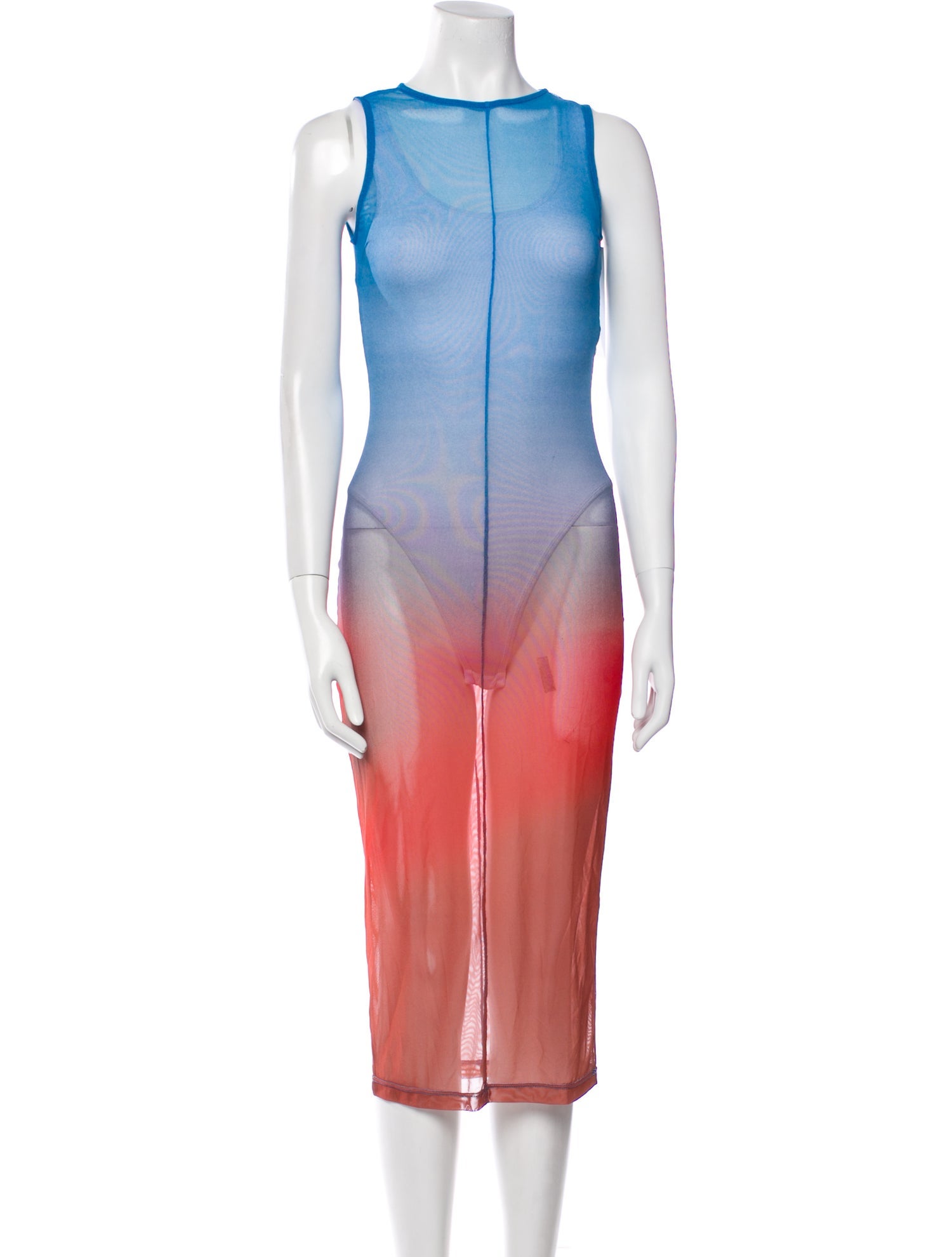 Haight Tie-Dye Print Midi Length Dress w/ Tags