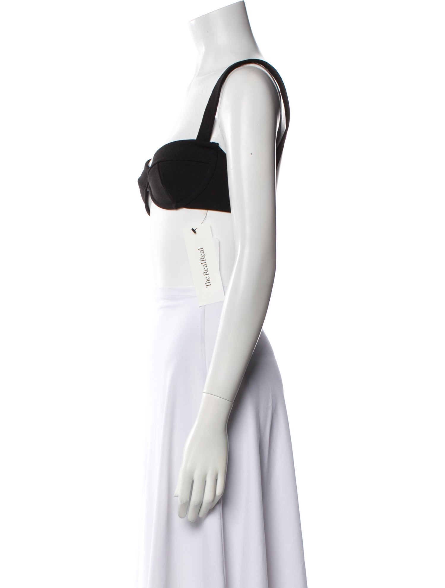 Haight Square Neckline Sleeveless Crop Top