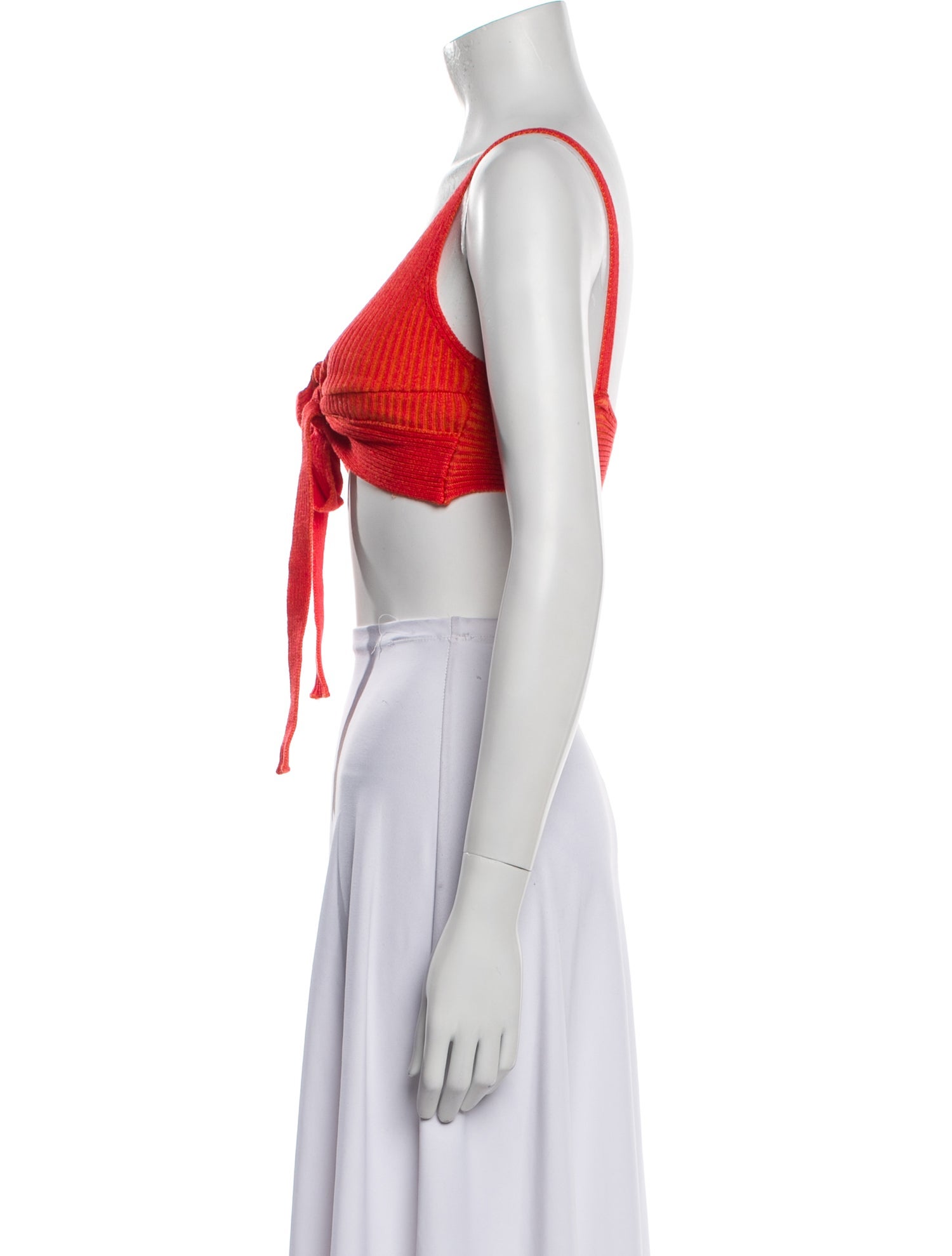 Haight V-Neck Sleeveless Crop Top