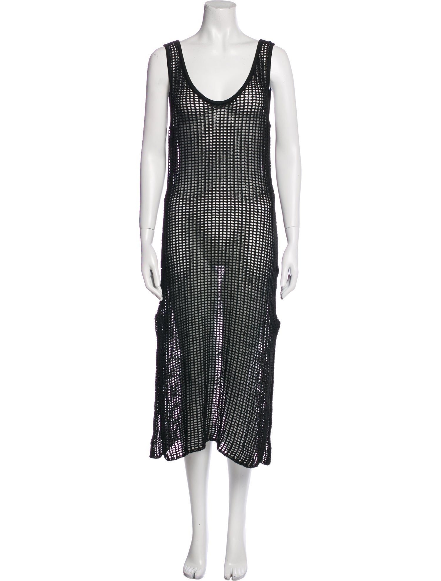 Haight Scoop Neck Midi Length Dress