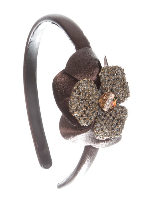 Hair Accessory Leather Headband Black