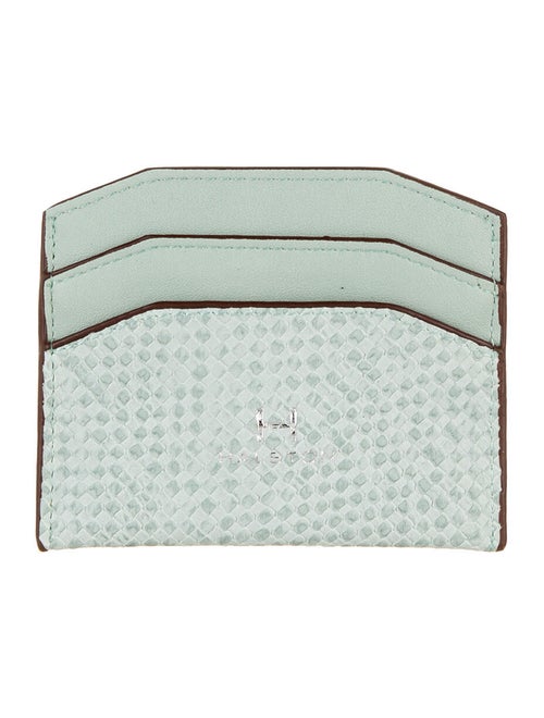 Halston Leather Cardholder Mint