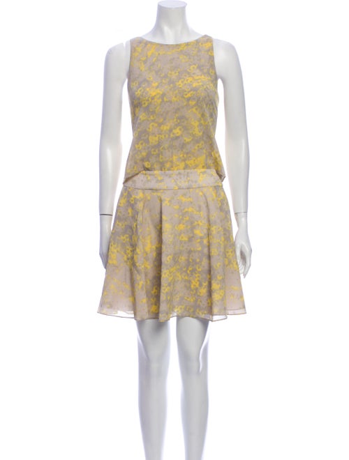 Halston Silk Mini Dress