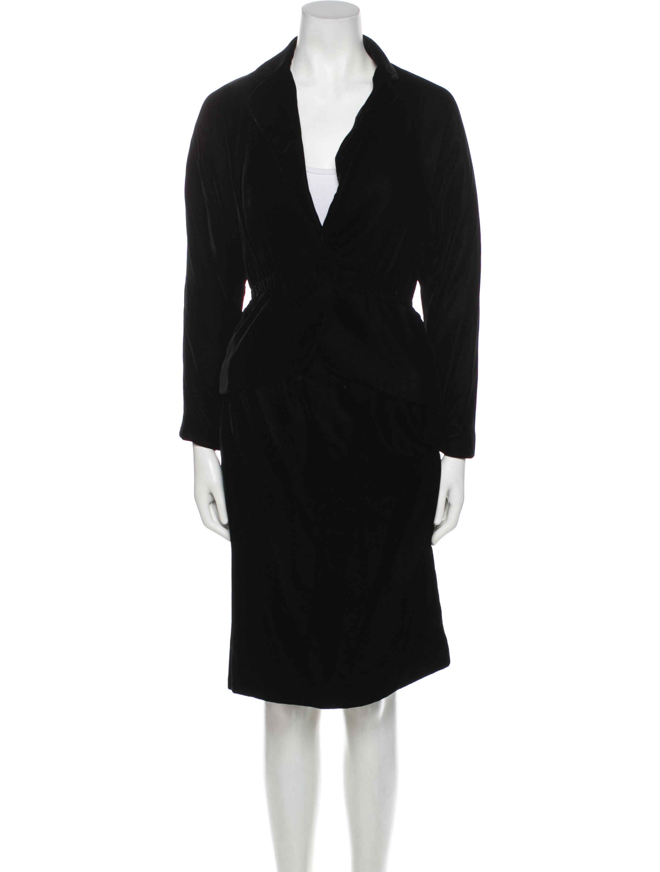 Halston Vintage 1970's Skirt Set