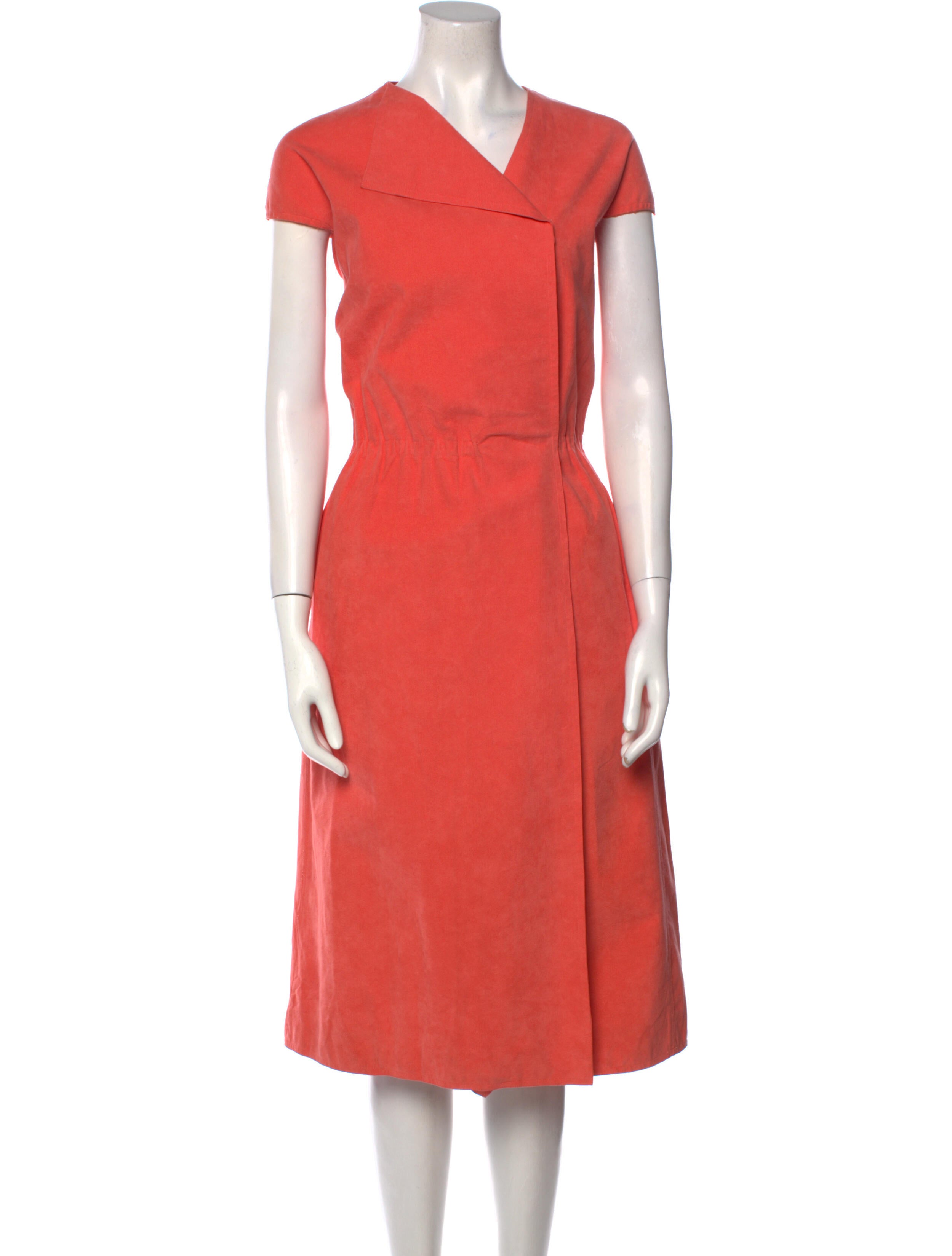 Halston Vintage Midi Length Dress