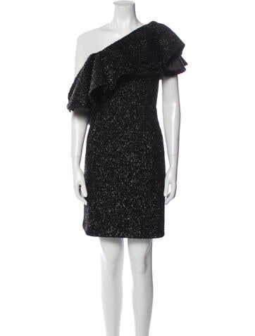 Halston Dresses One-Shoulder Mini Dress US 0 | XS