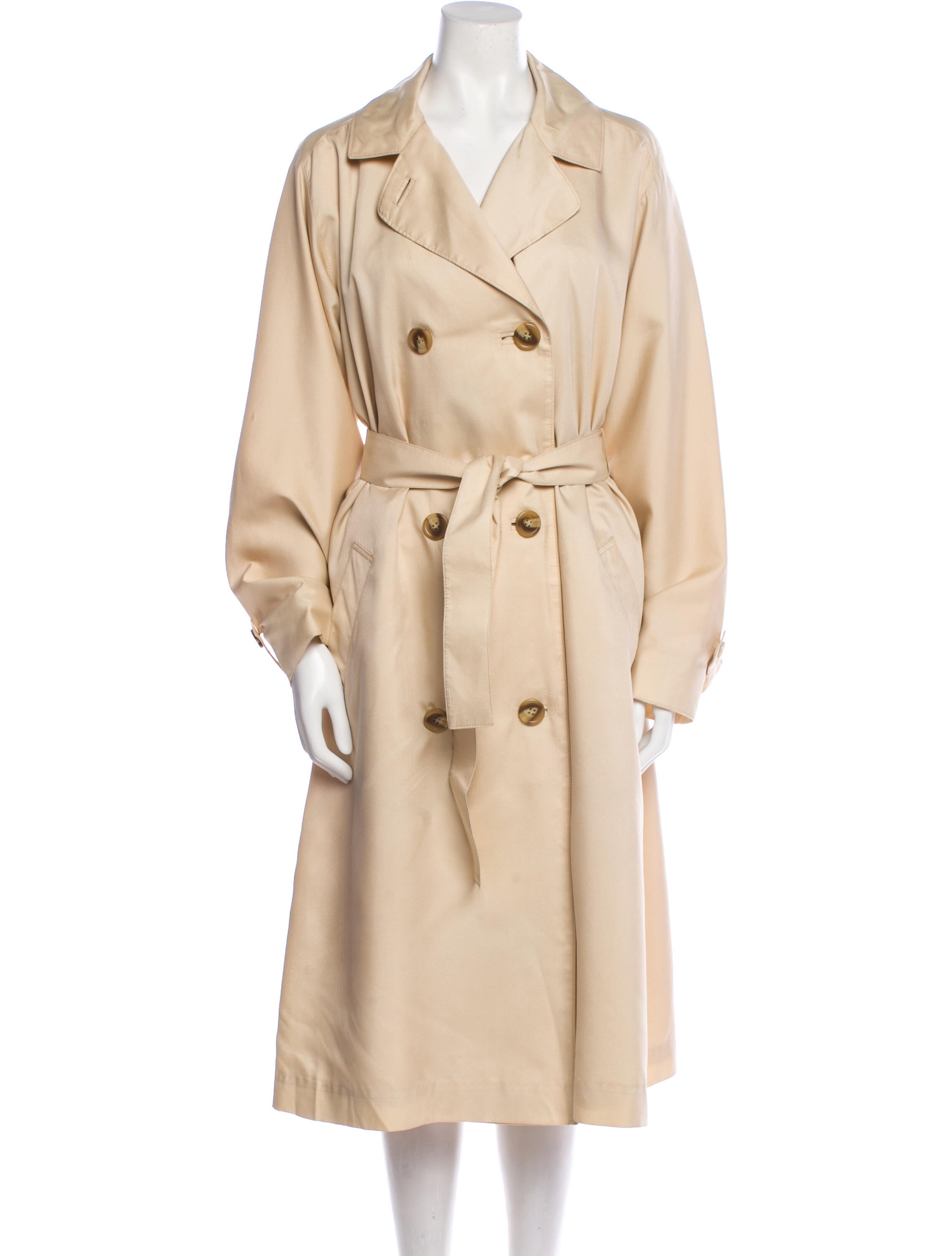 Halston Vintage 1980's Trench Coat