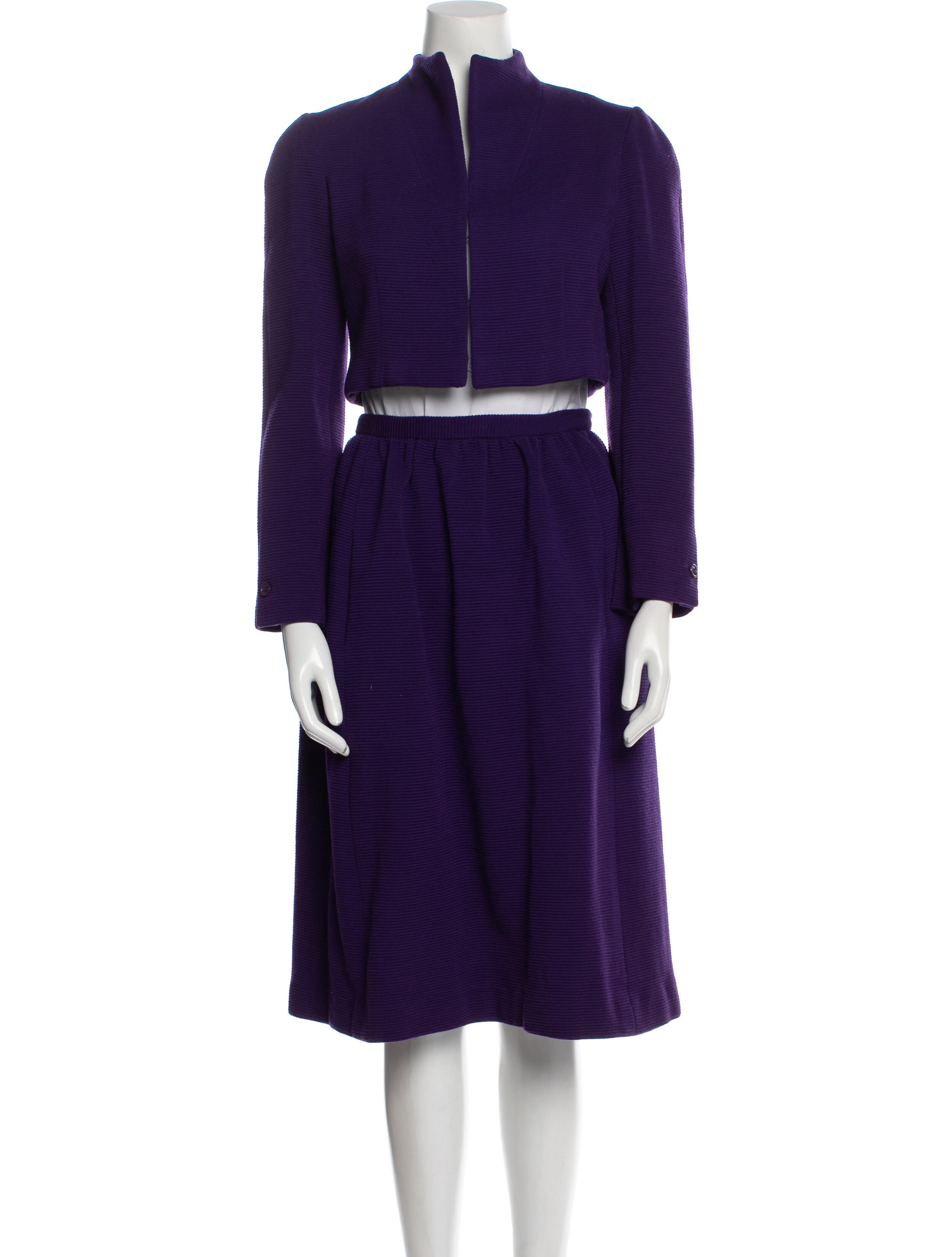 Halston Vintage 1980's Skirt Suit