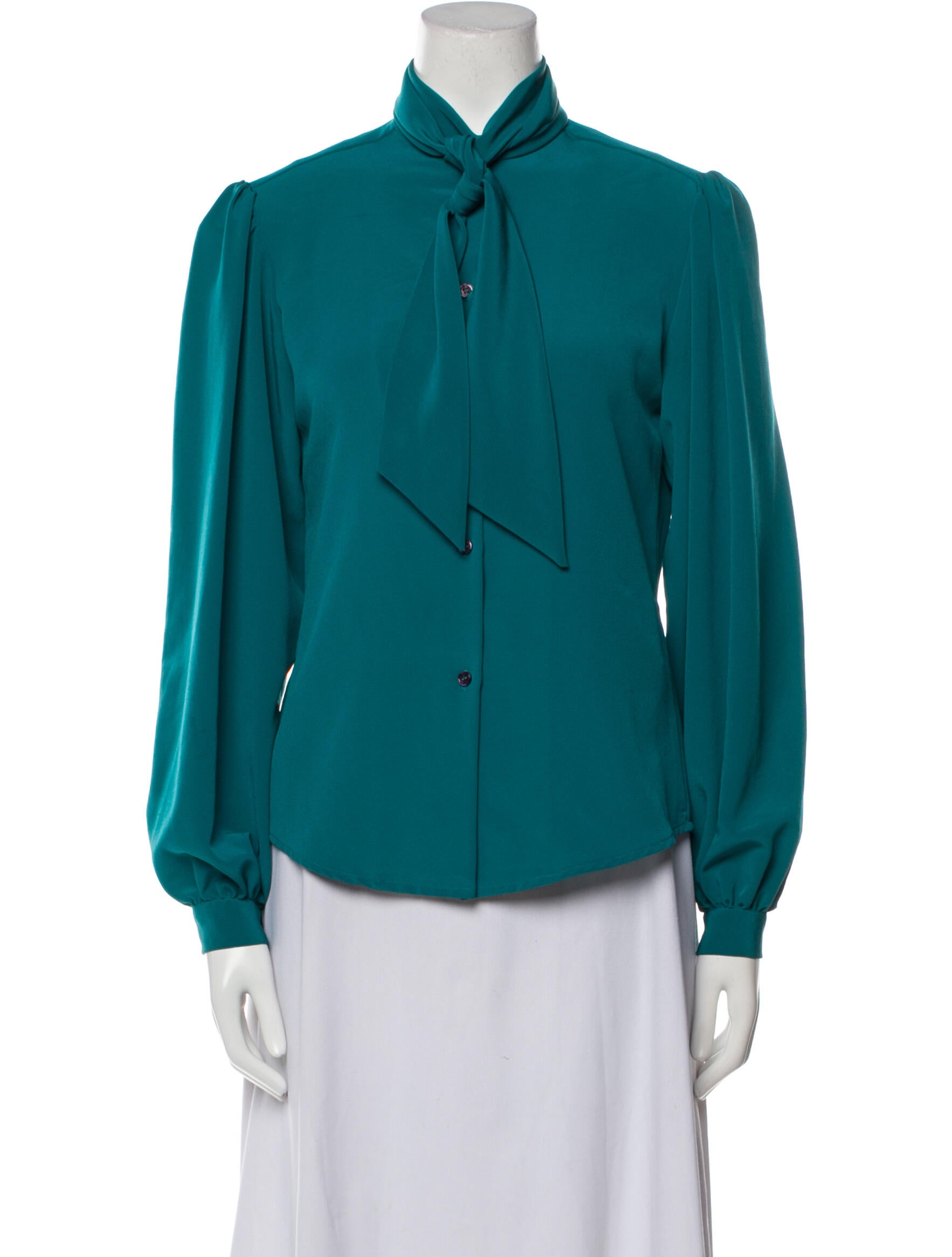 Halston Vintage Late 1970's - Early 1980's Blouse