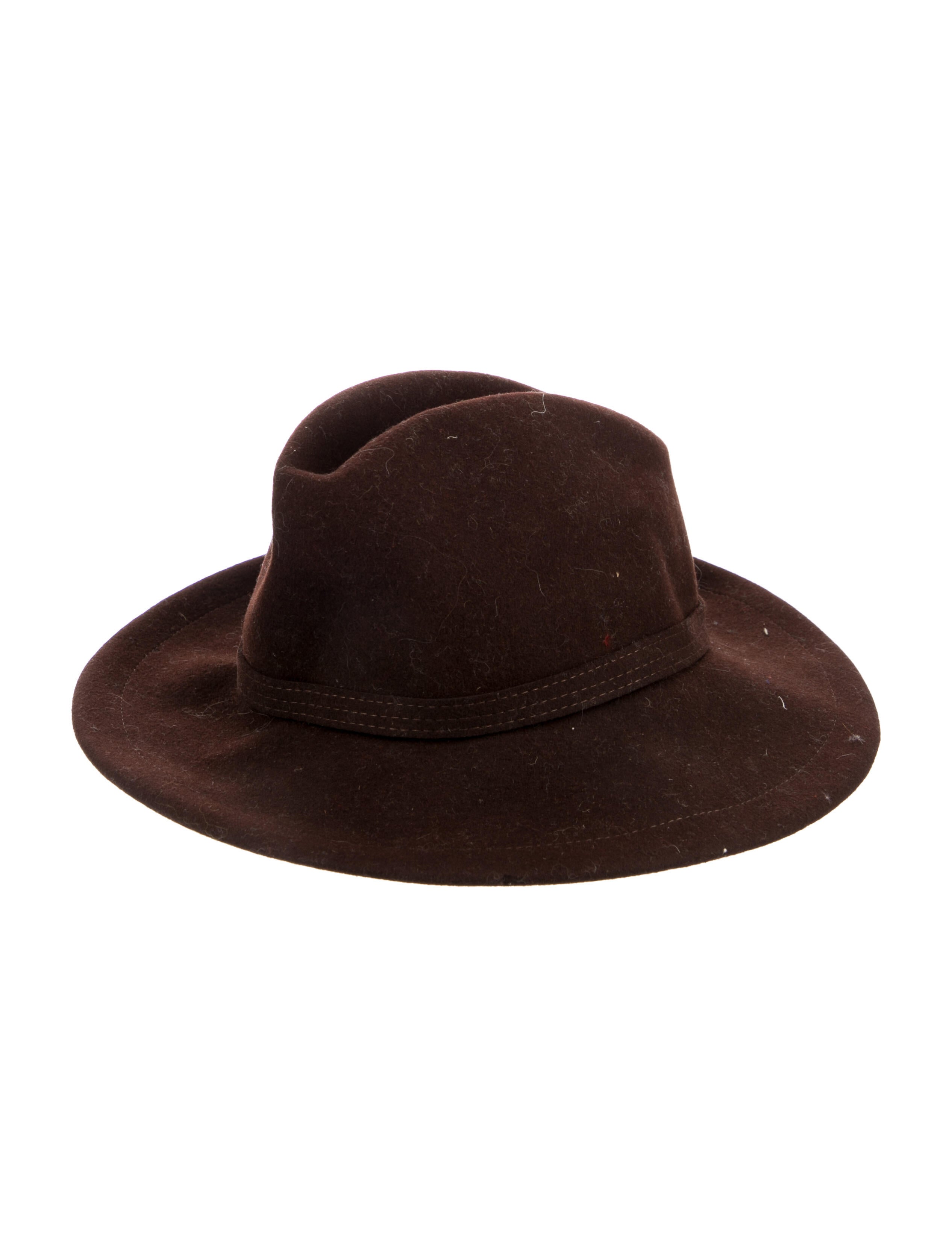 Halston Felt Sun Hat