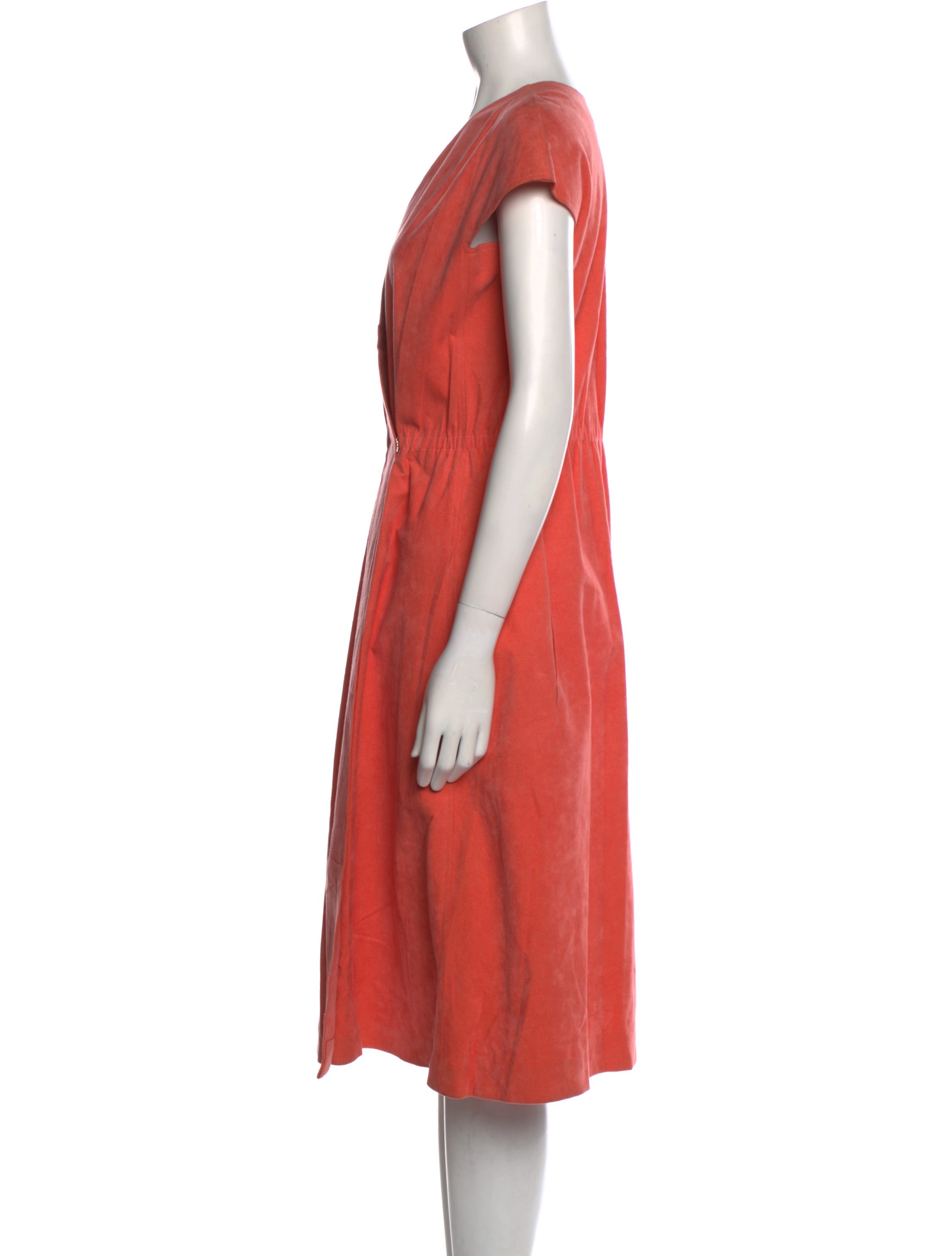 Halston Vintage Midi Length Dress