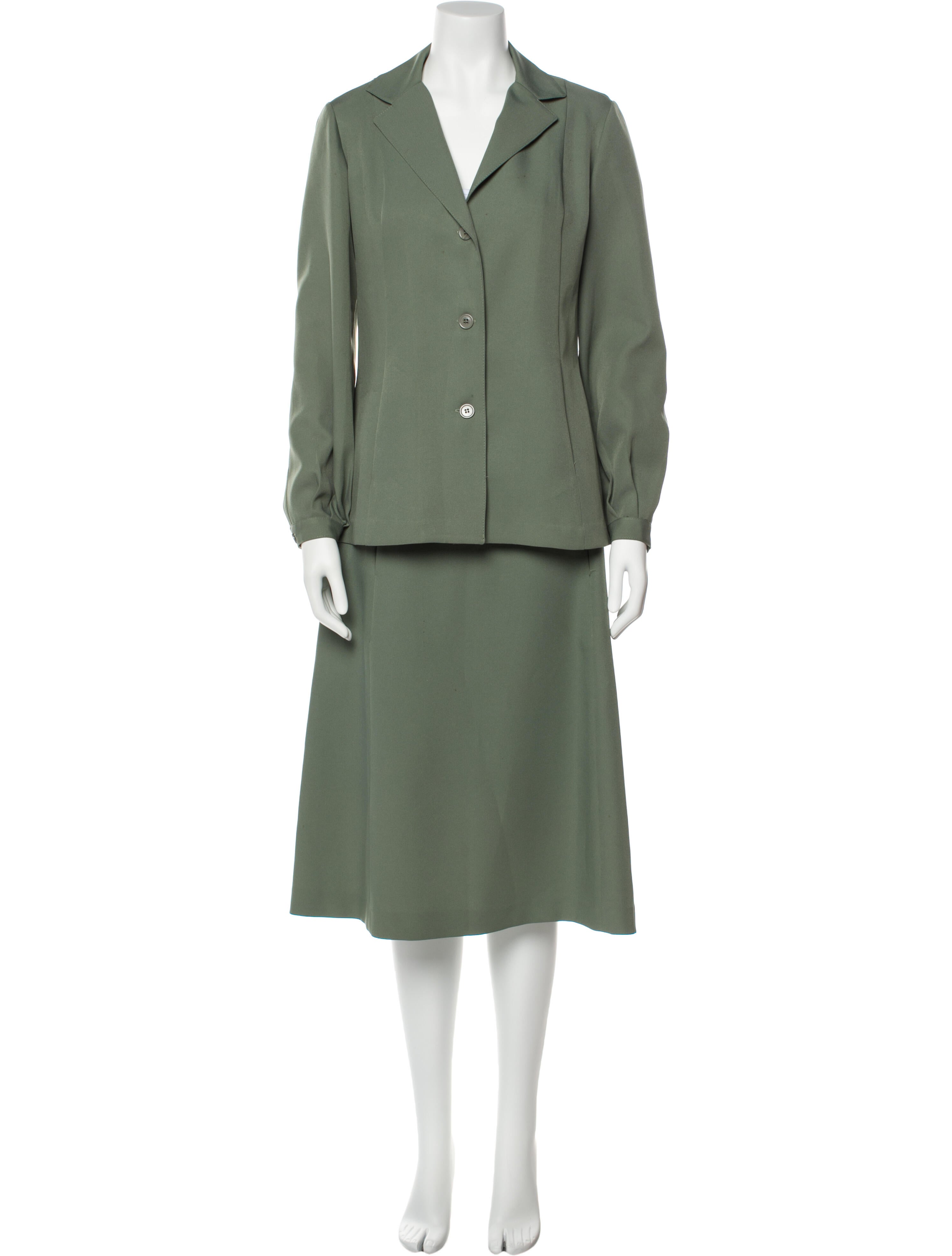 Halston Vintage 1978 Skirt Suit