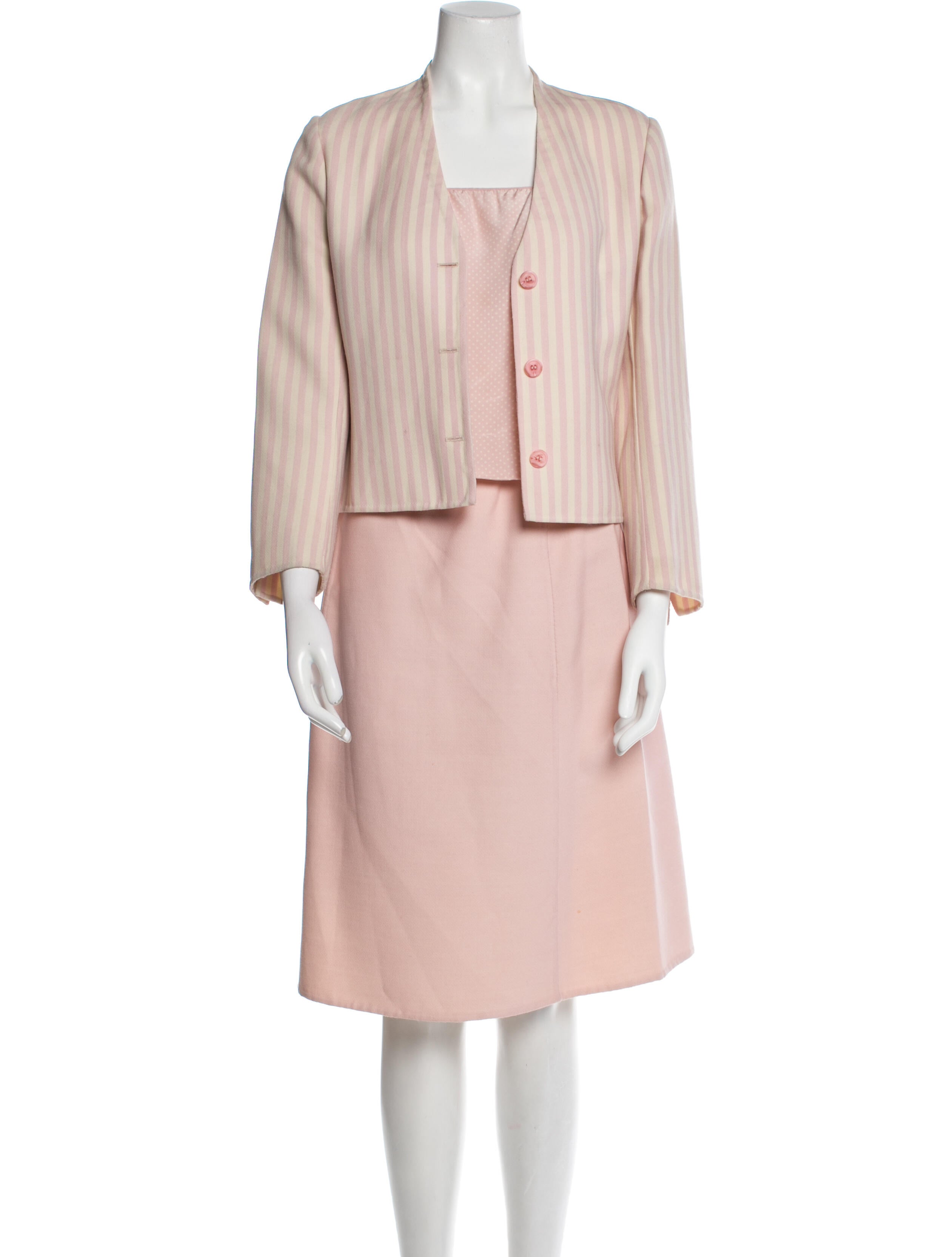 Halston Vintage 1970's Skirt Suit