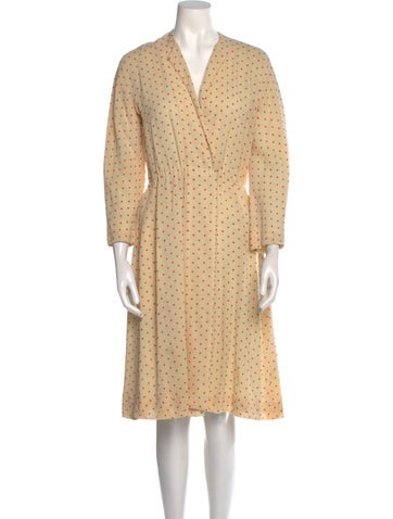 Halston Dresses Vintage Knee-Length Dress XS