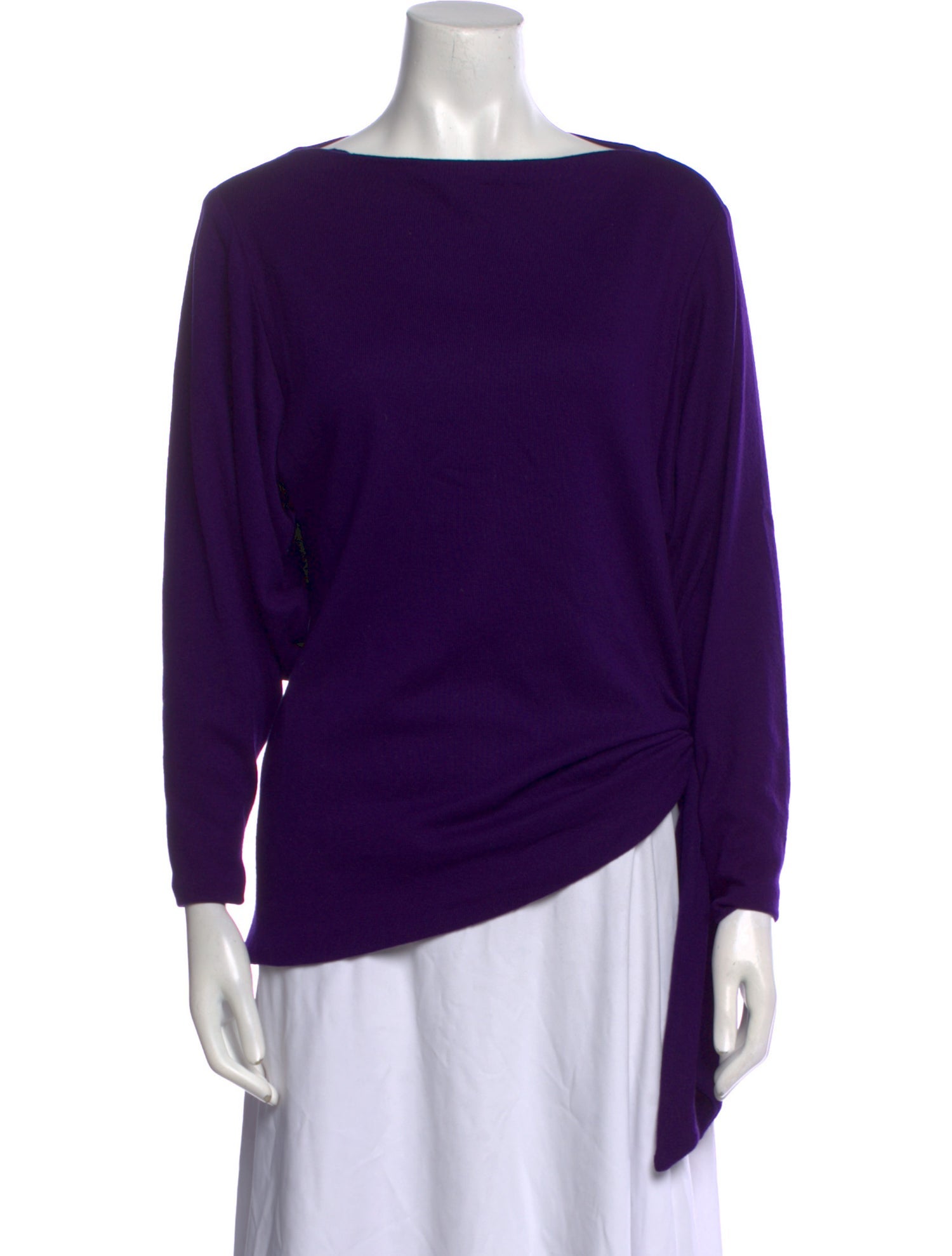 Halston 1980's Bateau Neckline Sweater