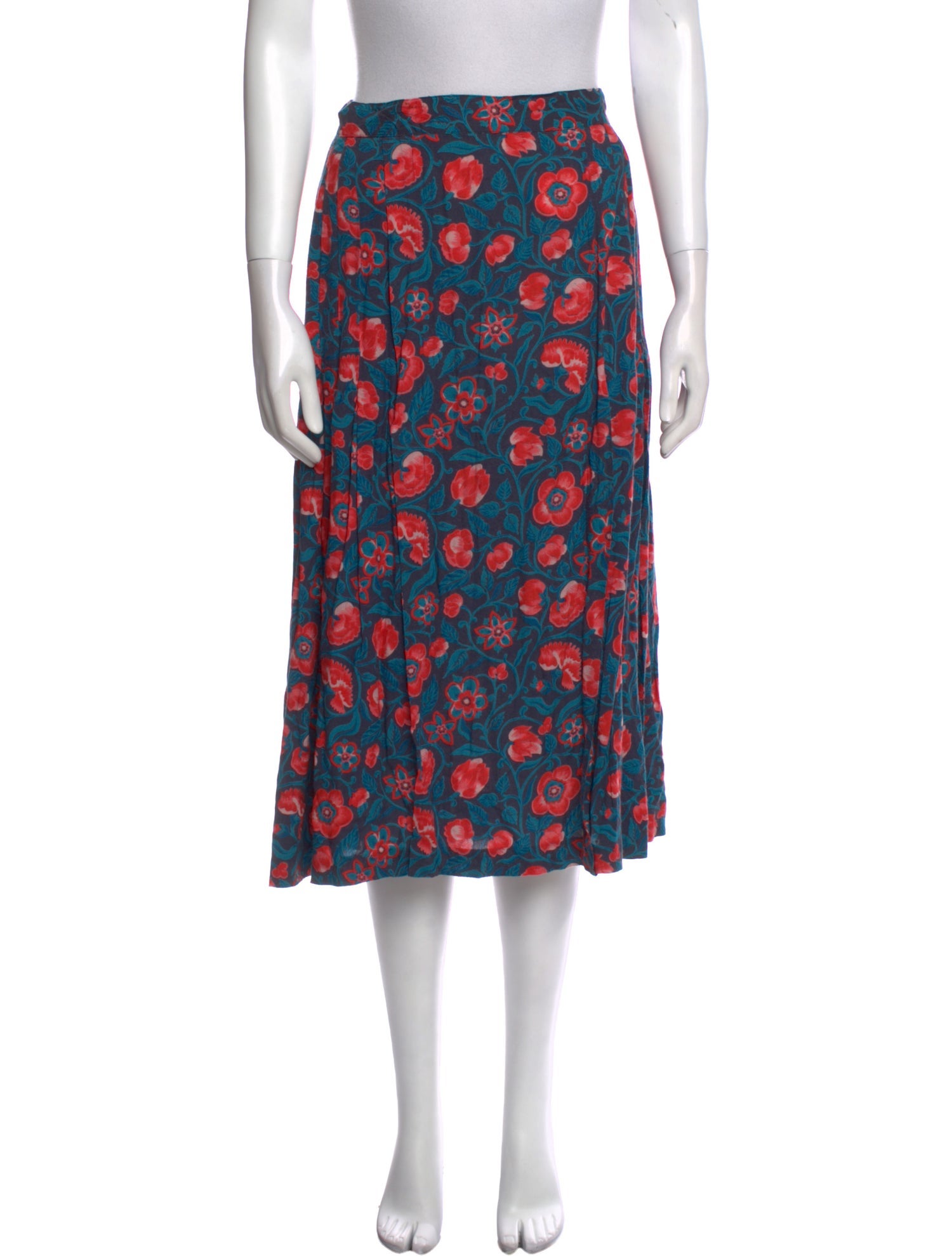 Halston III Vintage Midi Length Skirt