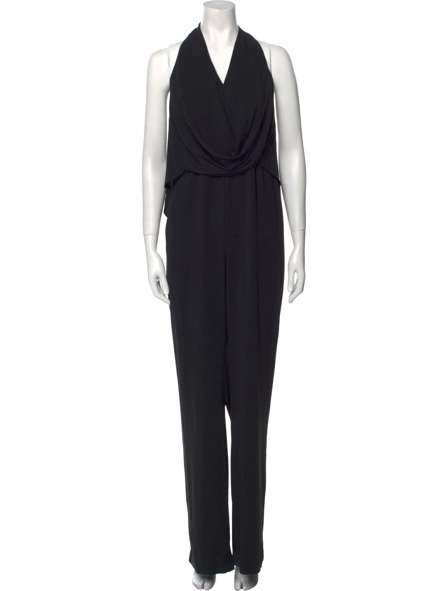 Halston Cowl Neck Jumpsuit