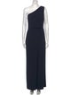 Halston One-Shoulder Jumpsuit