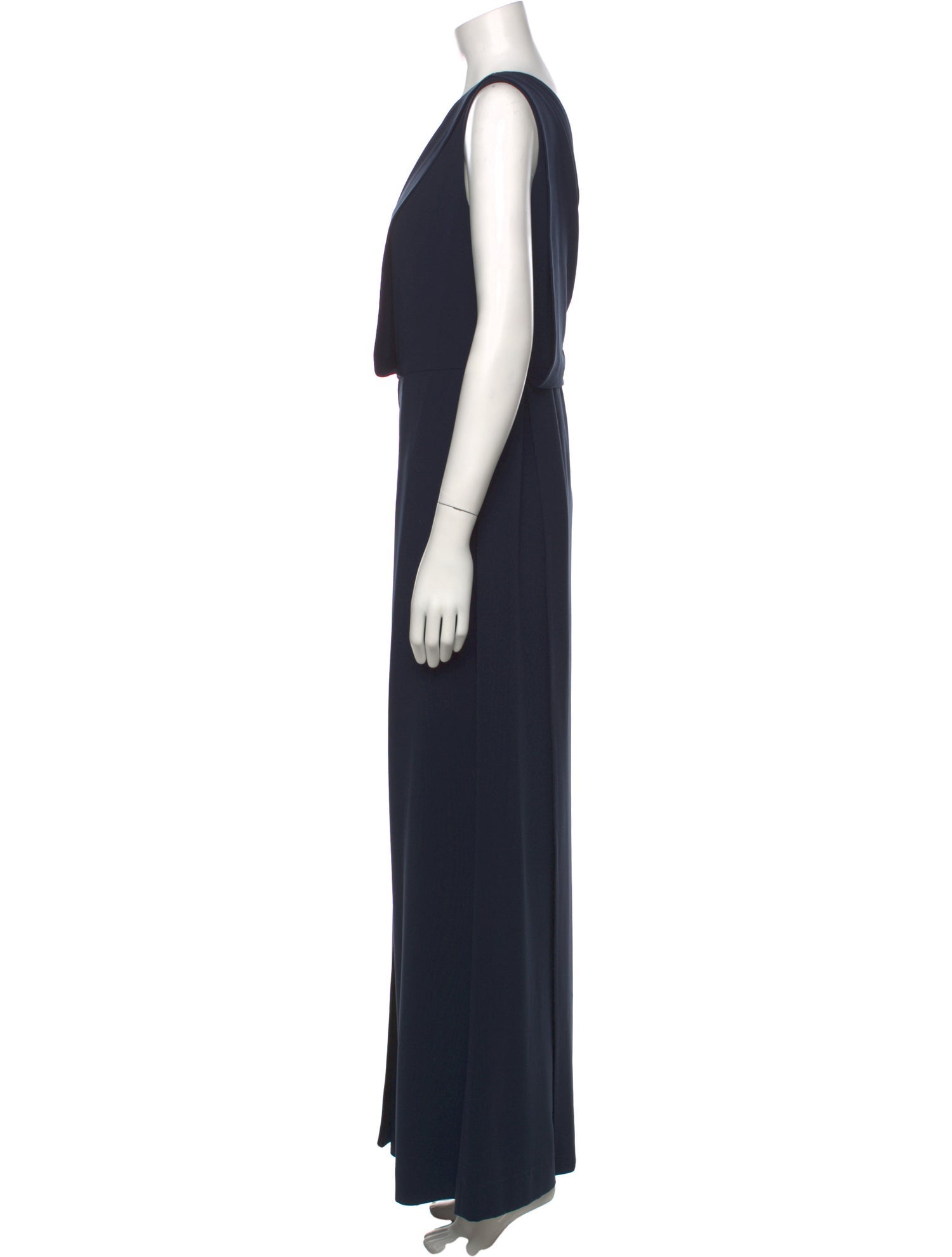 Halston One-Shoulder Jumpsuit