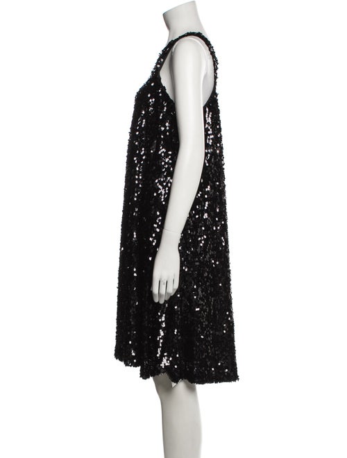 Halston One-Shoulder Mini Dress