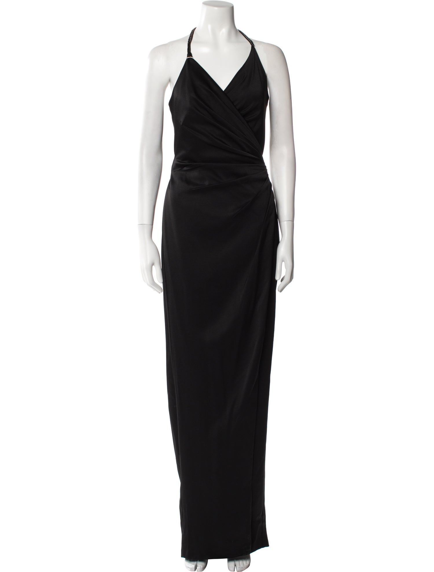 Halston Halterneck Long Dress
