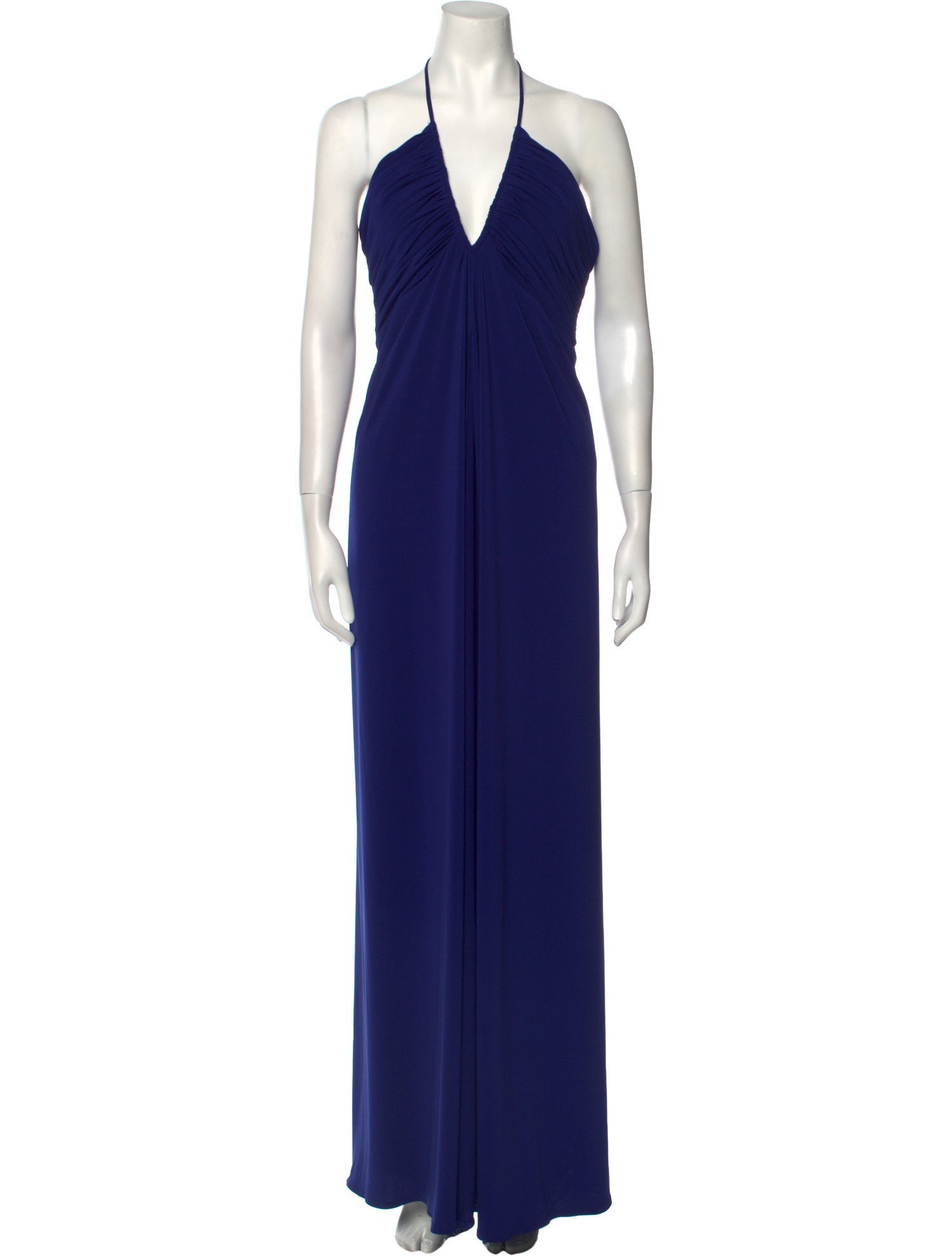 Halston Plunge Neckline Jumpsuit