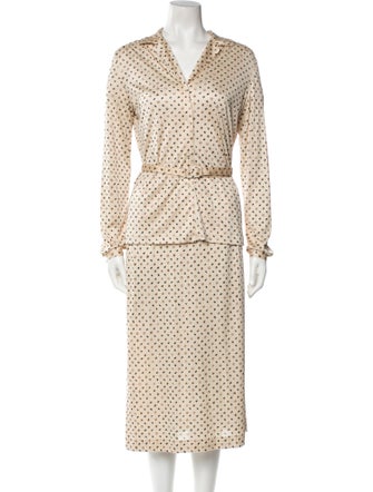 Halston Printed Skirt Set