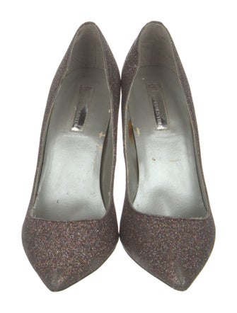Halston Glitter Pumps