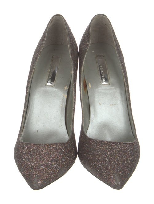 Halston Glitter Pumps