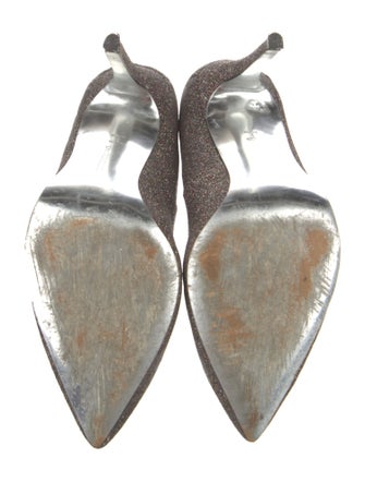 Halston Glitter Pumps