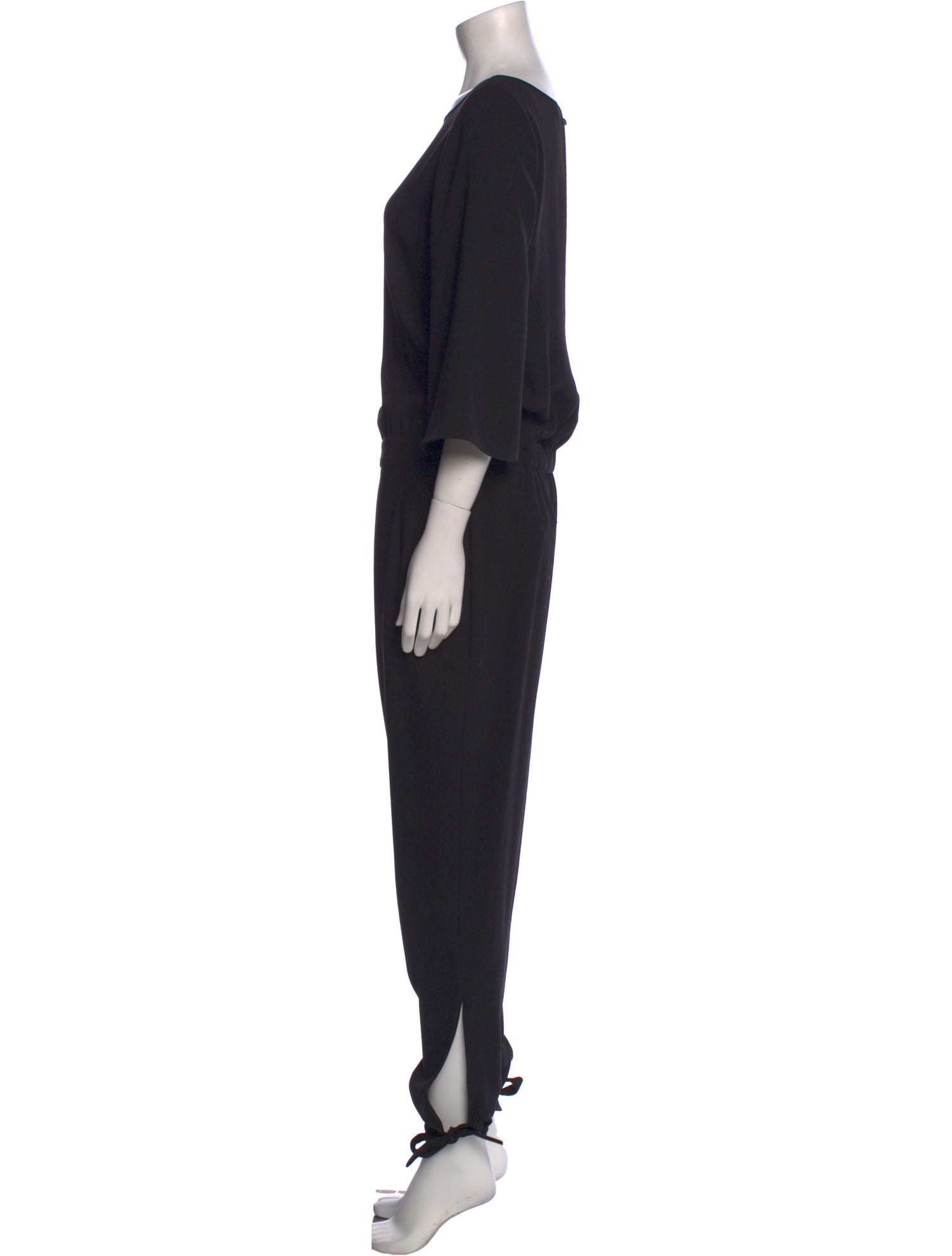 Halston Scoop Neck Jumpsuit