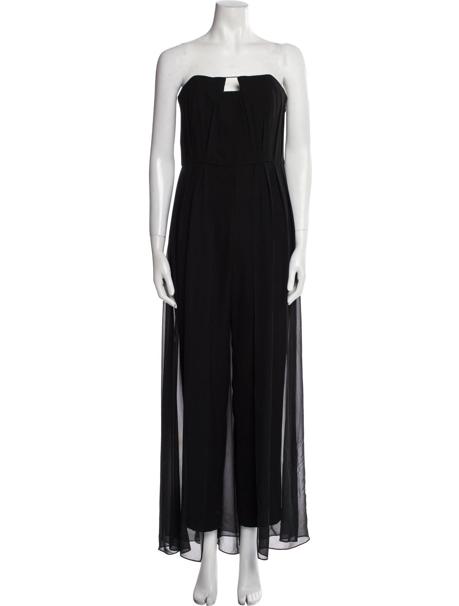 Halston Strapless Jumpsuit
