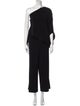 Halston One-Shoulder Jumpsuit