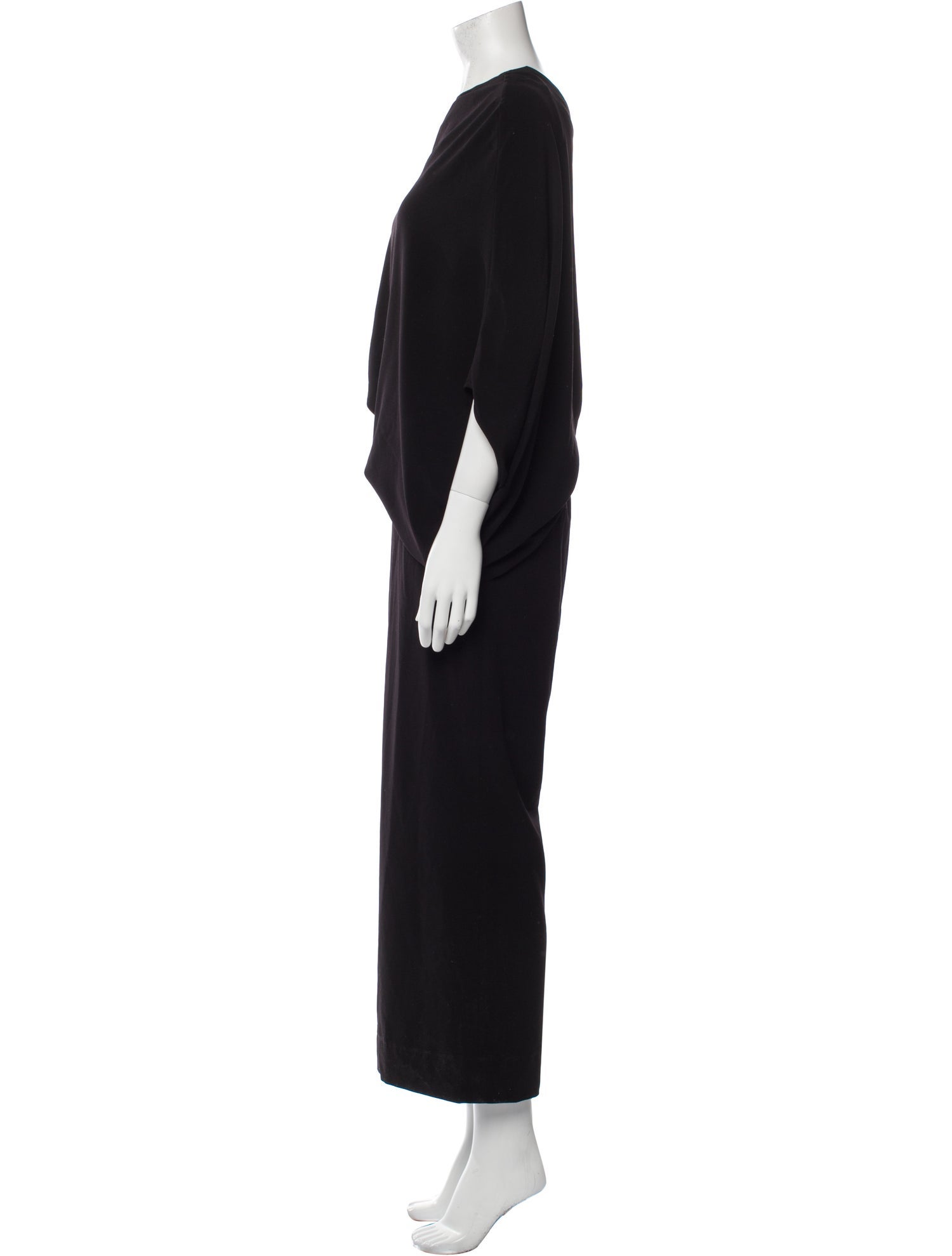 Halston One-Shoulder Jumpsuit