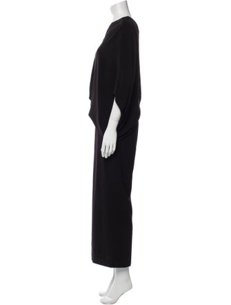 Halston One-Shoulder Jumpsuit