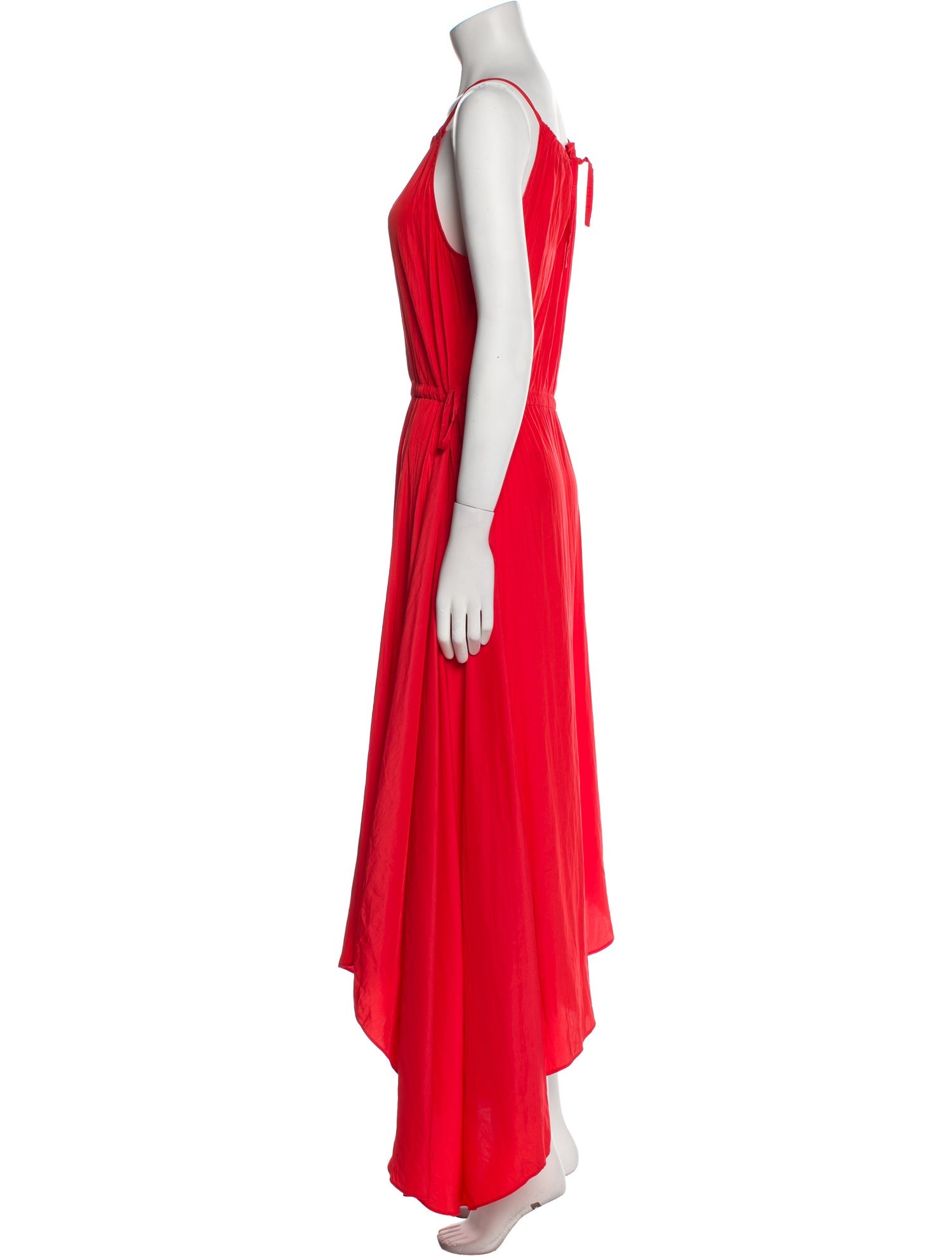 Halston Square Neckline Long Dress