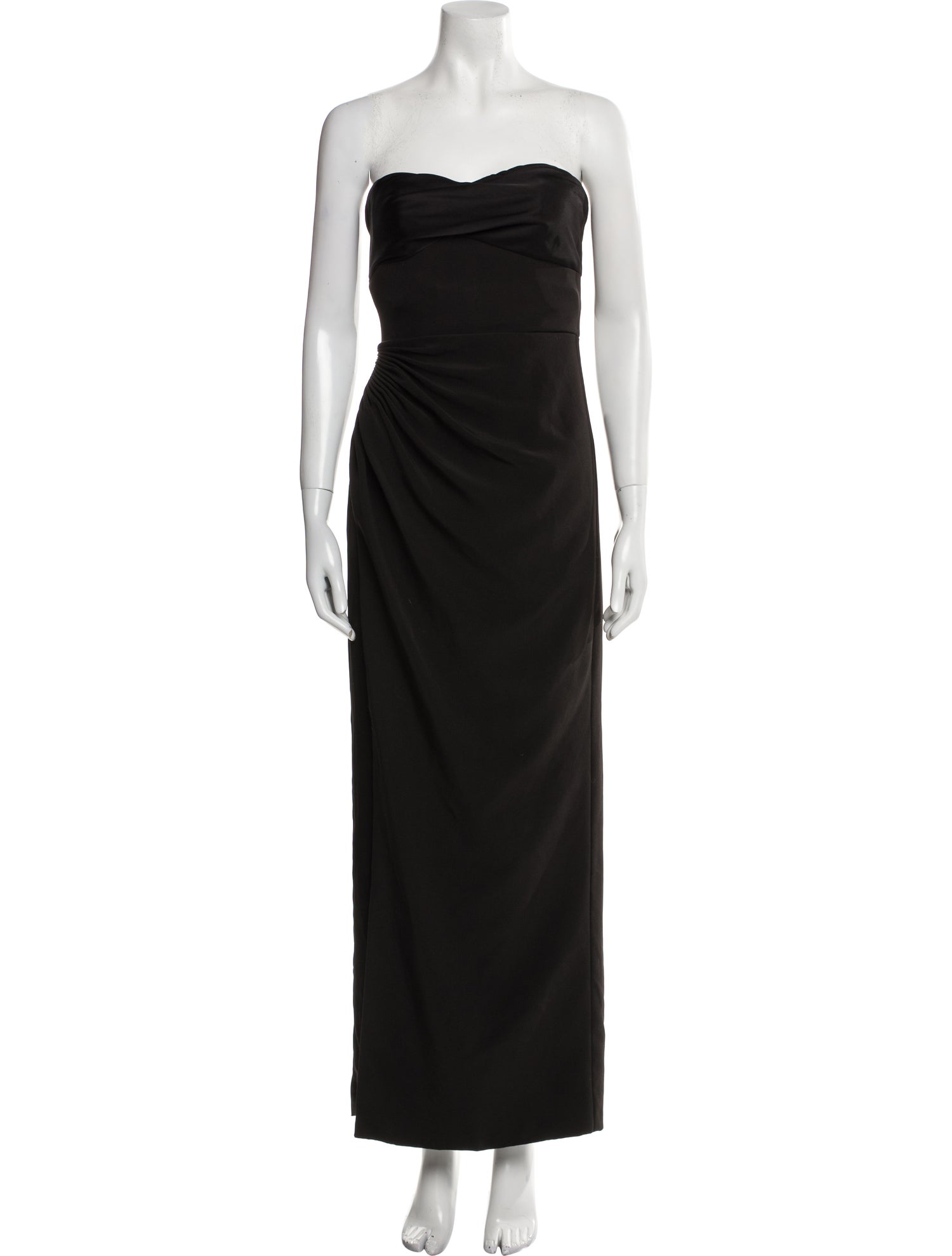 Halston Strapless Long Dress