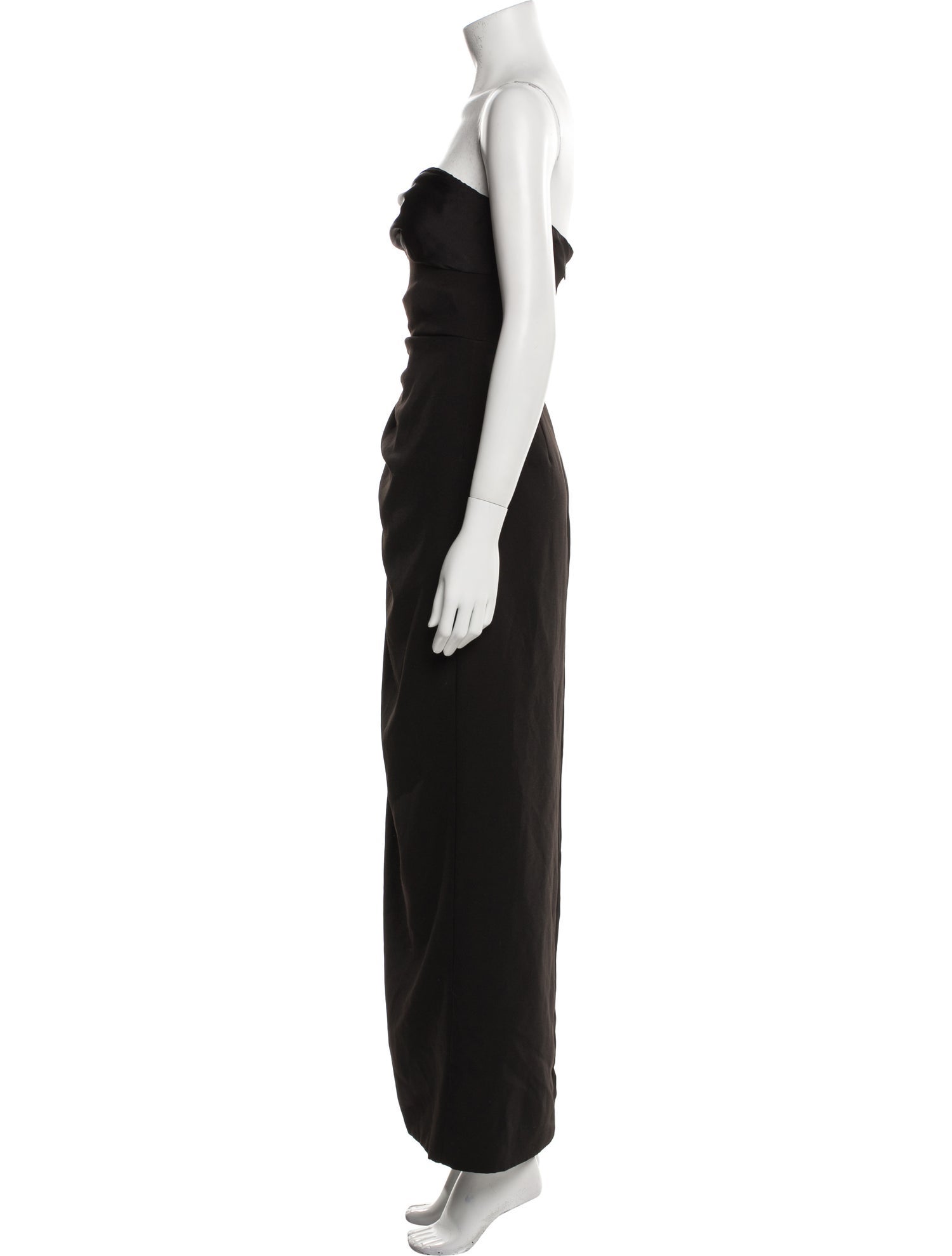 Halston Strapless Long Dress