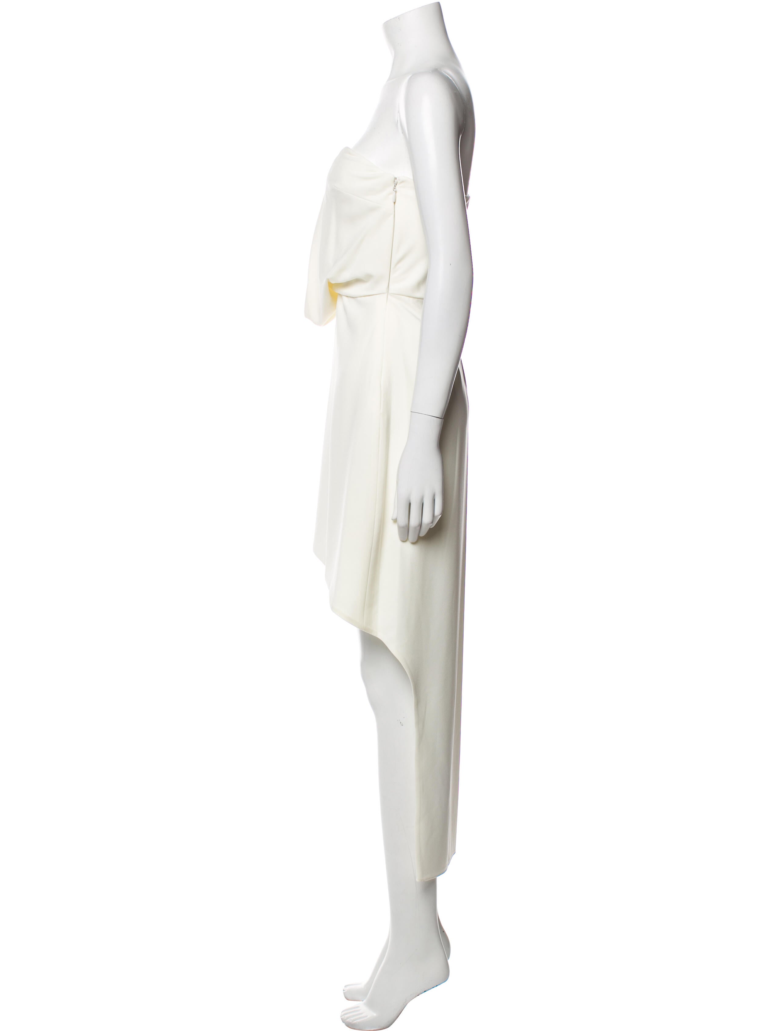 Halston One-Shoulder Long Dress w/ Tags