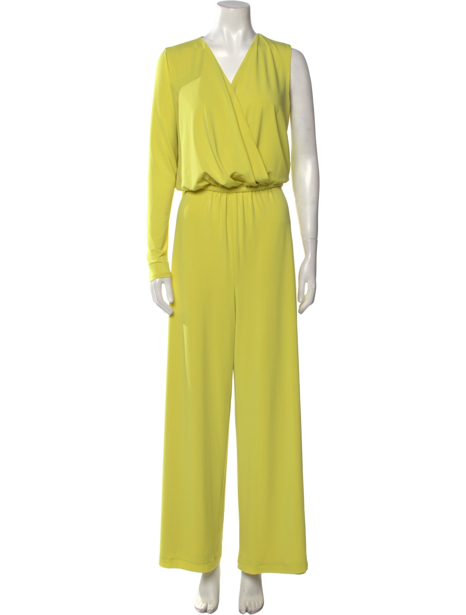 Halston V-Neck Jumpsuit