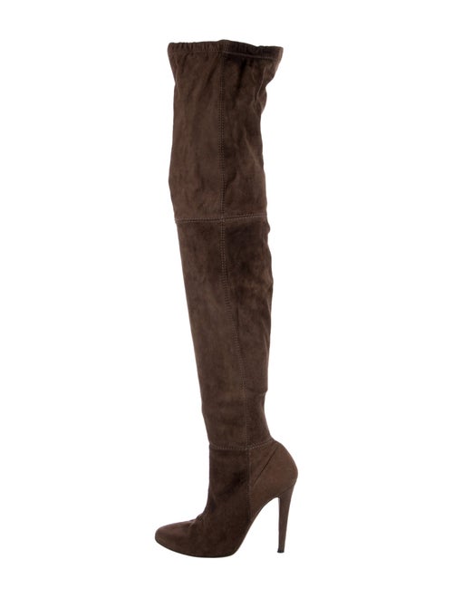 Halston Suede Sock Boots