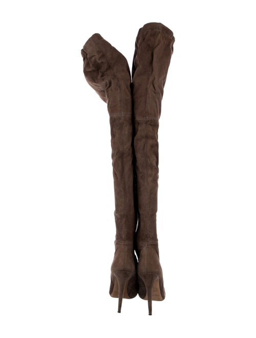 Halston Suede Sock Boots