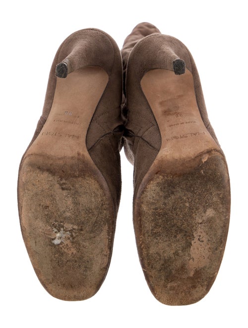 Halston Suede Sock Boots