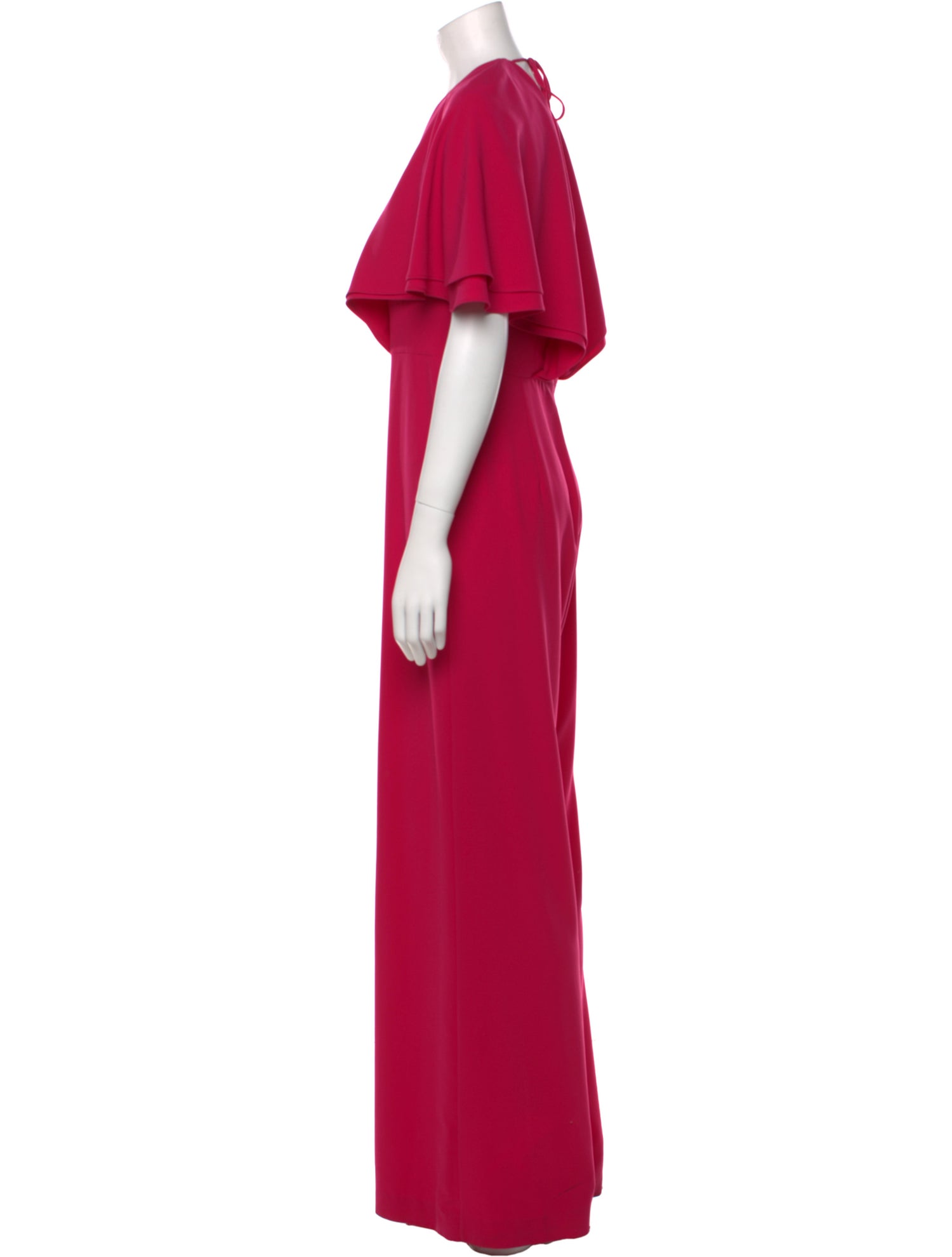 Halston V-Neck Jumpsuit