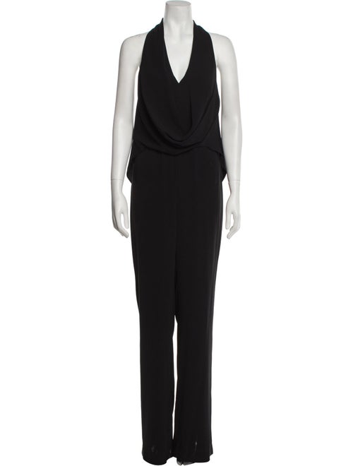 Halston Cowl Neck Jumpsuit