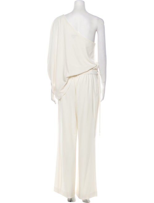 Halston One-Shoulder Jumpsuit